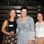 Katie Ferro, guest speaker Emma Robinson, Katrina Cini