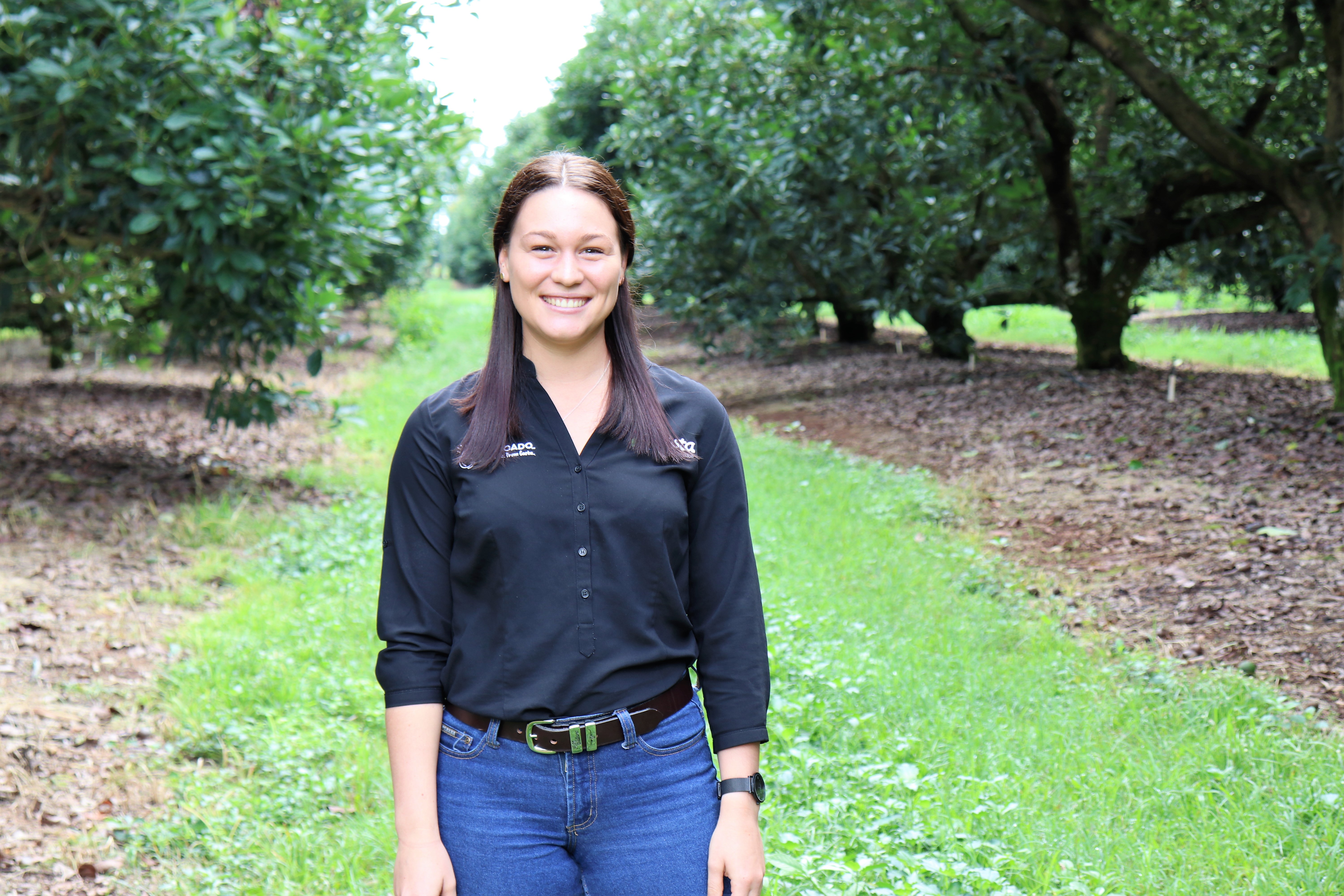 Mort Johnston scholar Nicola Mackay on site in her role at Costa Farms.