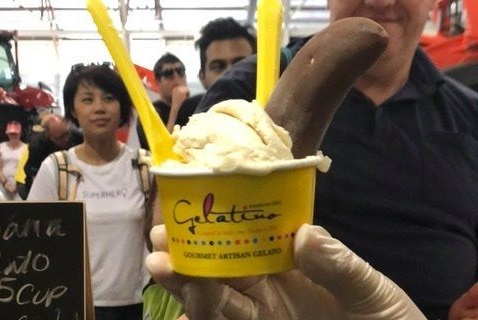 Sweeter banana flavoured Gelatino gelato was a
huge hit at this year’s Royal Perth Show.