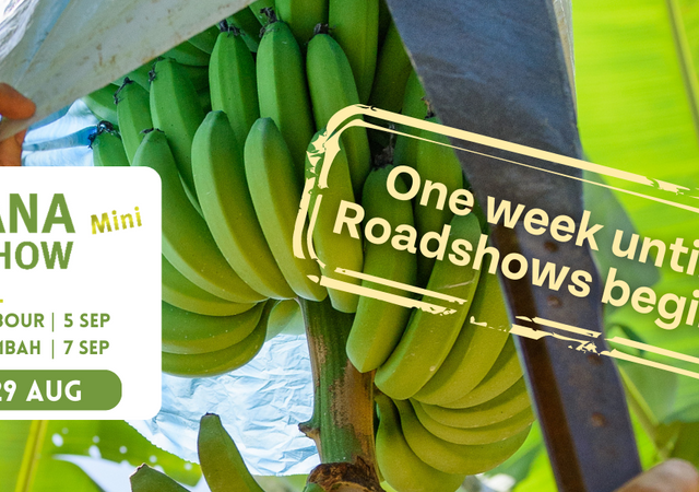 One week until banana roadshows arrive in NSW