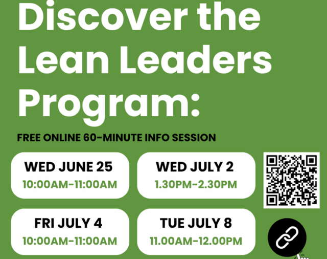 Free July Webinars: Explore the Moshie Lean Leaders Program