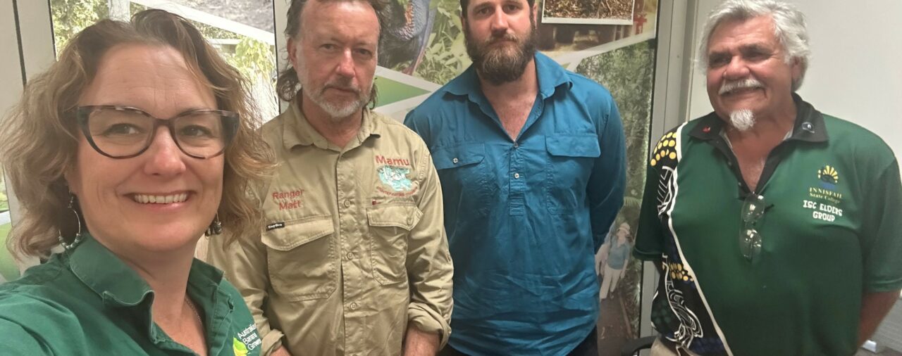 Mamu Aboriginal Corporation Ranger RNTBC are joining the fight with ABGC to stop imports 