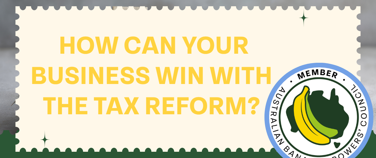 Tax reform progress delivers wins for small business and agriculture