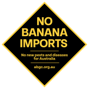 NO BANANA IMPORTS trucksticker