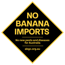 NO BANANA IMPORTS trucksticker